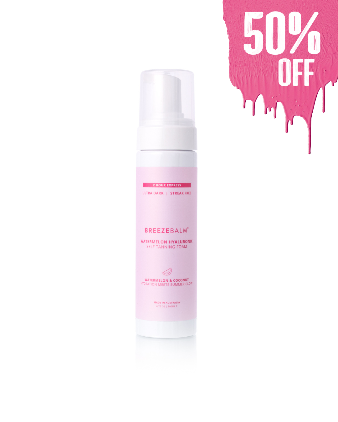 Watermelon Hyaluronic Self Tanning Foam