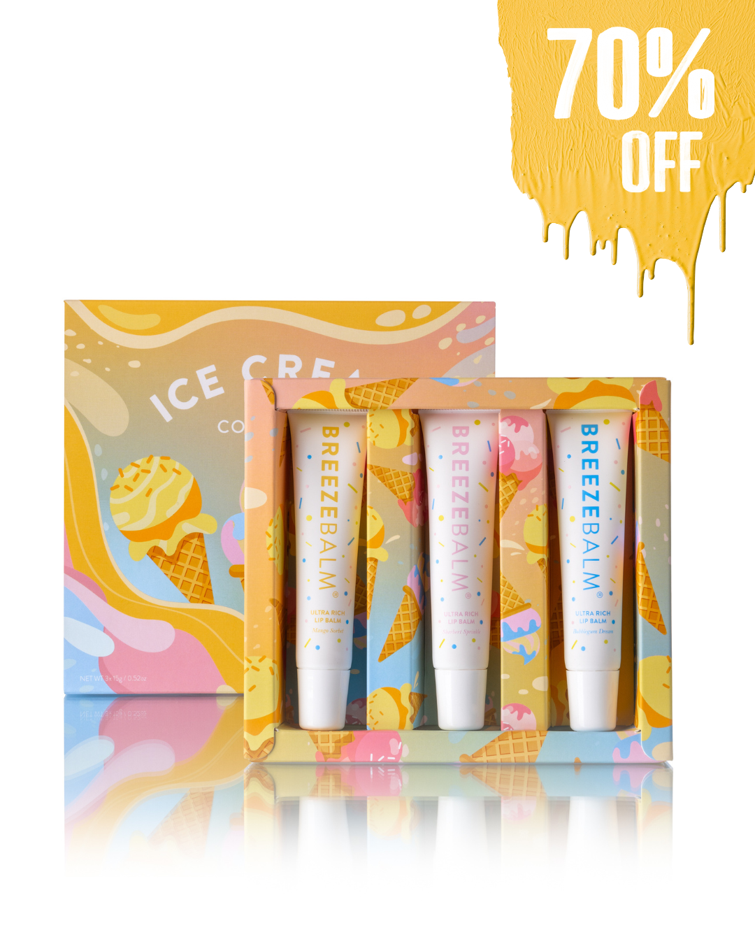 Ice Cream Collection Lip Balm Trio